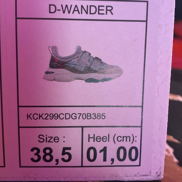 Christian Dior sneakers D-Wander style, wore once color denim blue size 38.5 - Picture 13 of 13